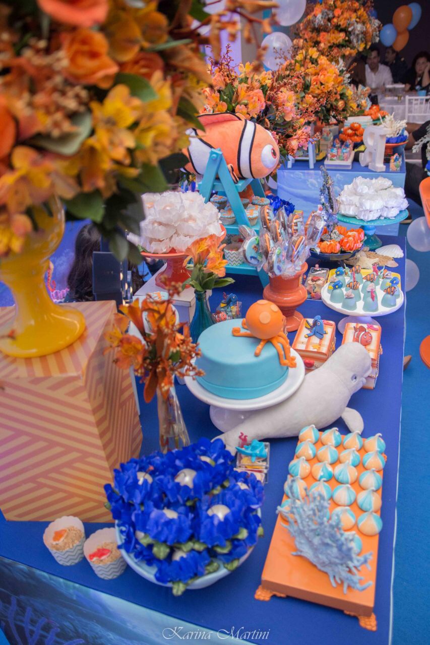 Festa Infantil Procurando Nemo - Carol Nazar Babies