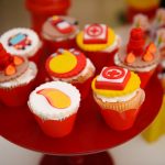 cupcakes bombeiro